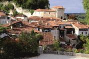 Aubeterre sur dronne vue sur les toits